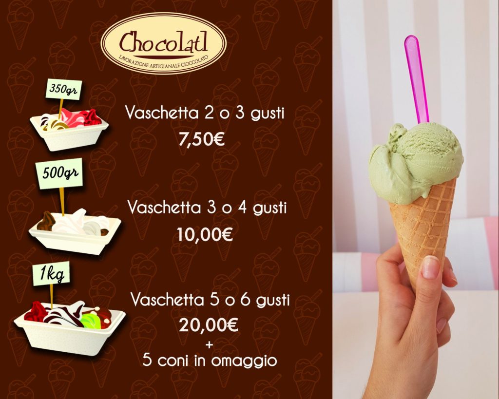 Il gelato artigianale Chocolatl!